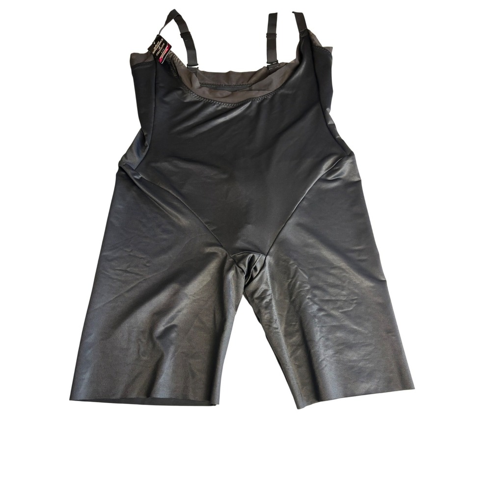 Maidenform Firm Control Shapewear Bodysuit Black XL Cellulite Reduction